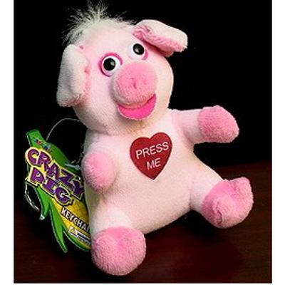 Click to get Crazy Pig Keychain