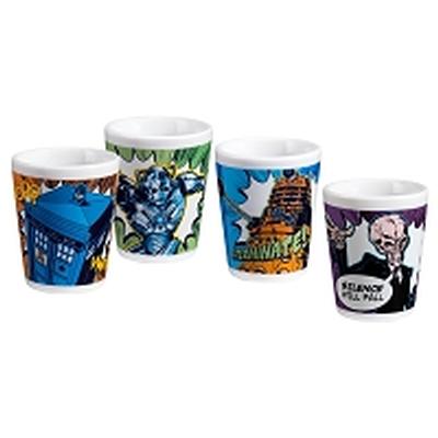 Click to get Doctor Who 4pc Ceramic Mini Glases