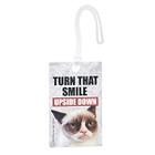 Grumpy Cat Luggage Tag Turn That Smile