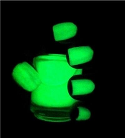 Click to get Glow in the Dark Nail Polish Green