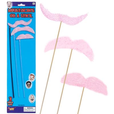 Click to get Moustaches on Sticks Pink