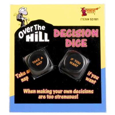 Click to get Over the Hill Decision Dice