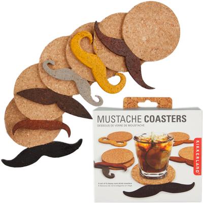 Click to get Cork Mustache Coasters