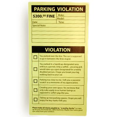 Click to get Fake Parking Tickets