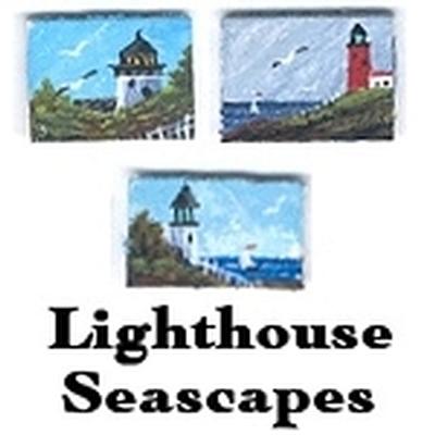Click to get Miniature Lighthouse Masterpiece  Painting by Don Joslyn
