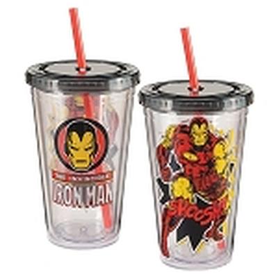 Click to get Marvel Iron Man 18 oz Acrylic Travel Cup