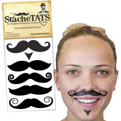 Click to get Stache Tats The Gentleman Temporary Mustache Tattoos