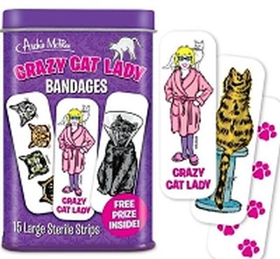 Click to get Crazy Cat Lady Bandages